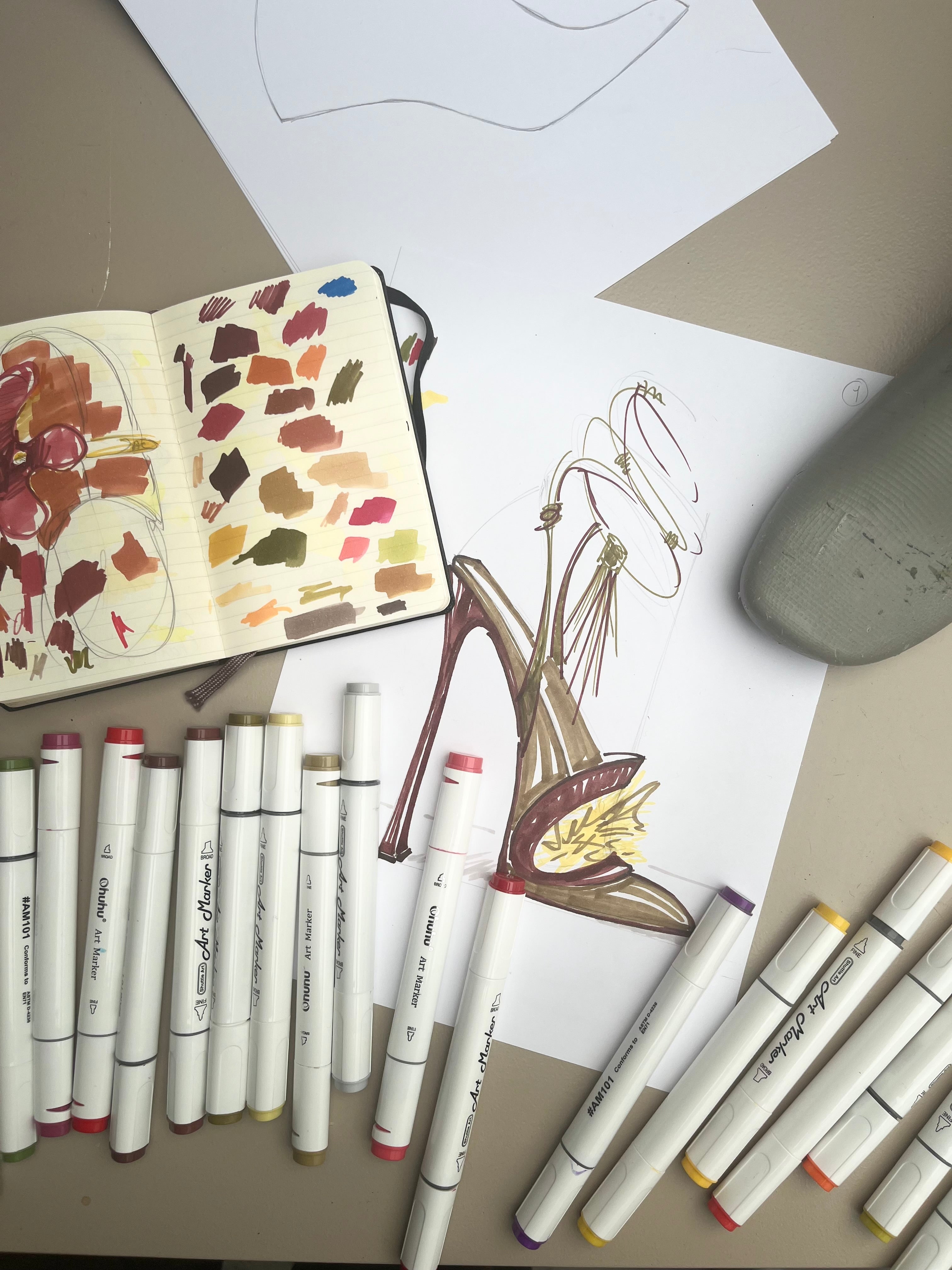 Footwear Sketching Techniques – 10-Hours Program | (Online Course Turkish)