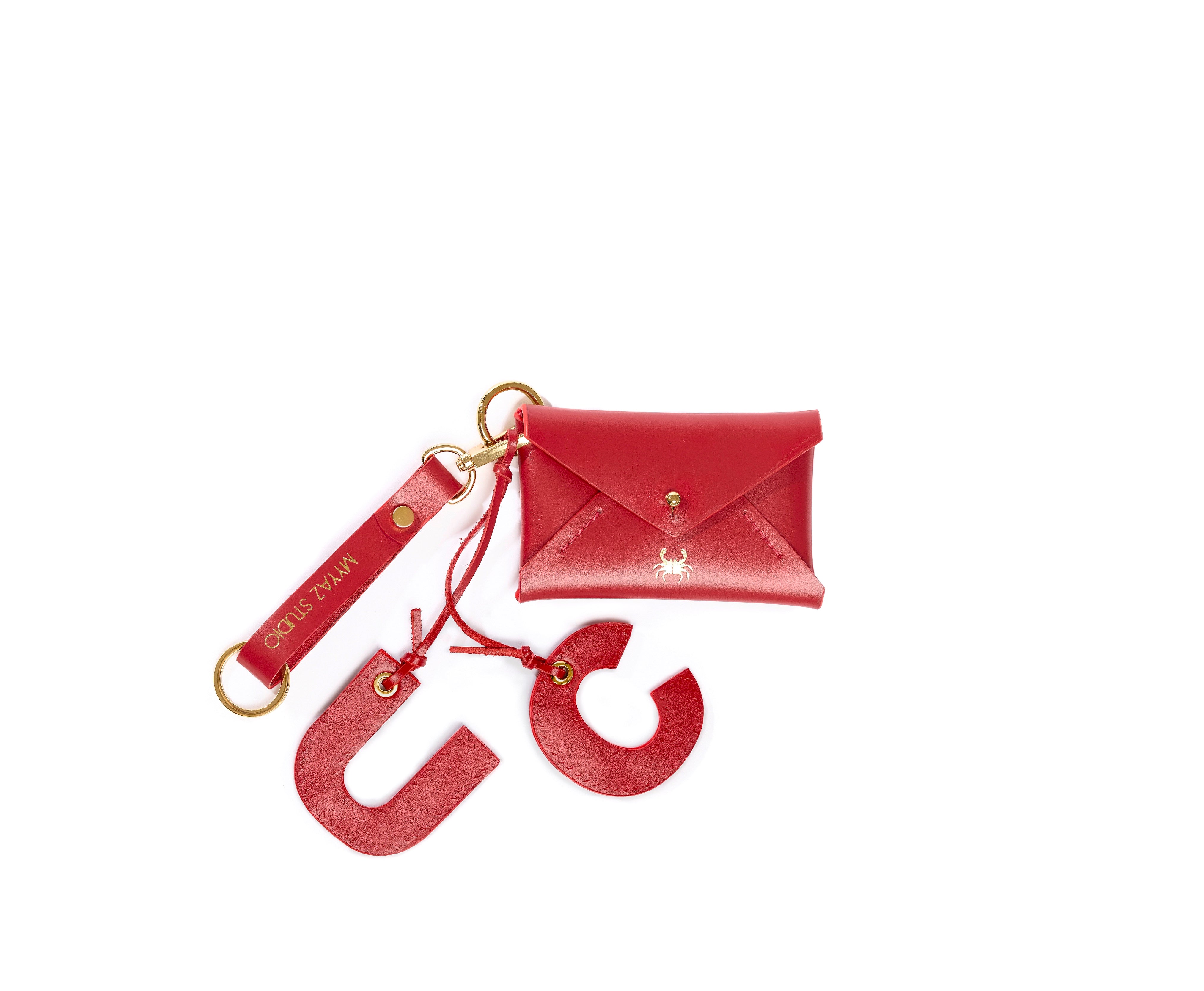 Bag Charm - Red