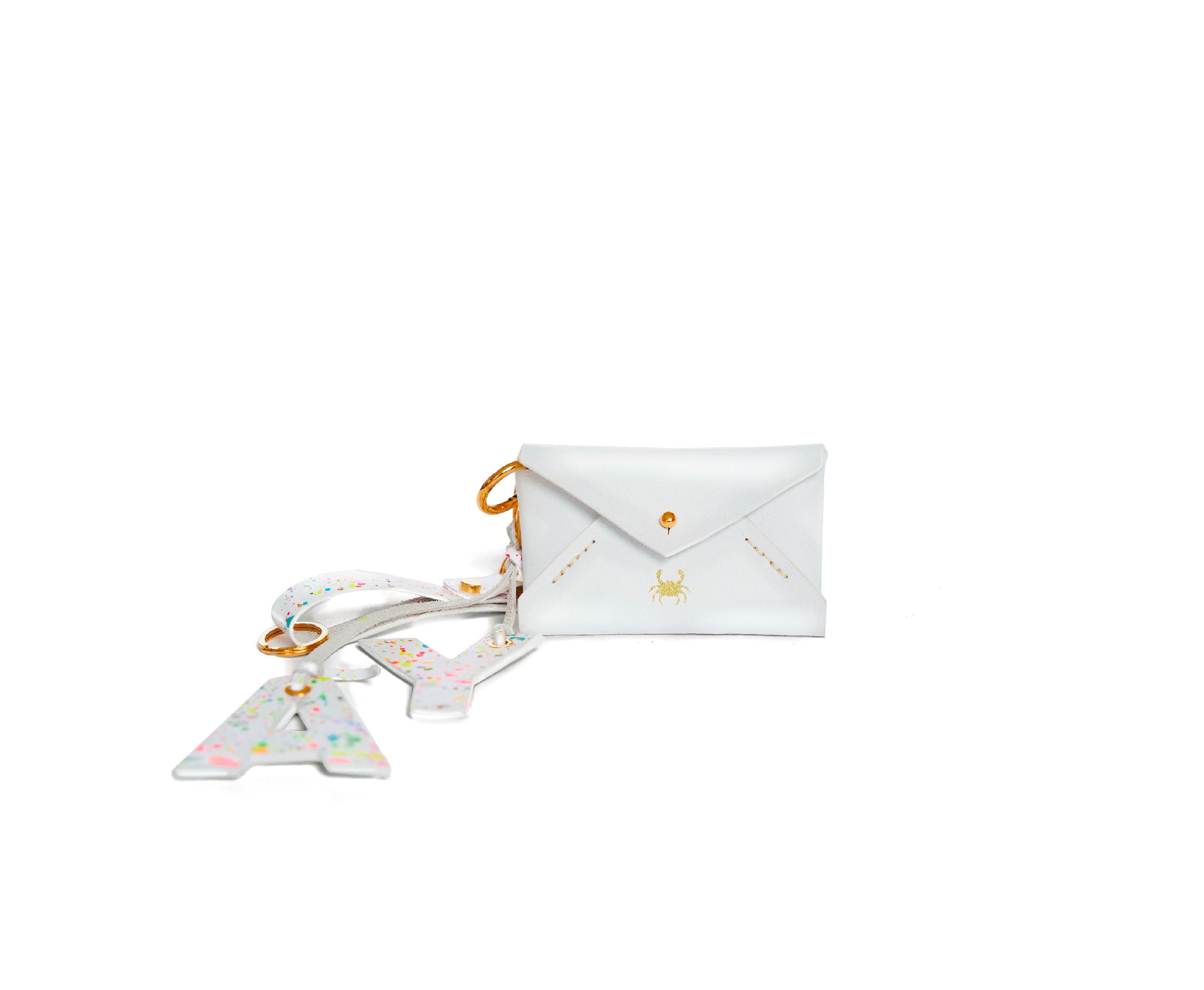 Bag Charm - White