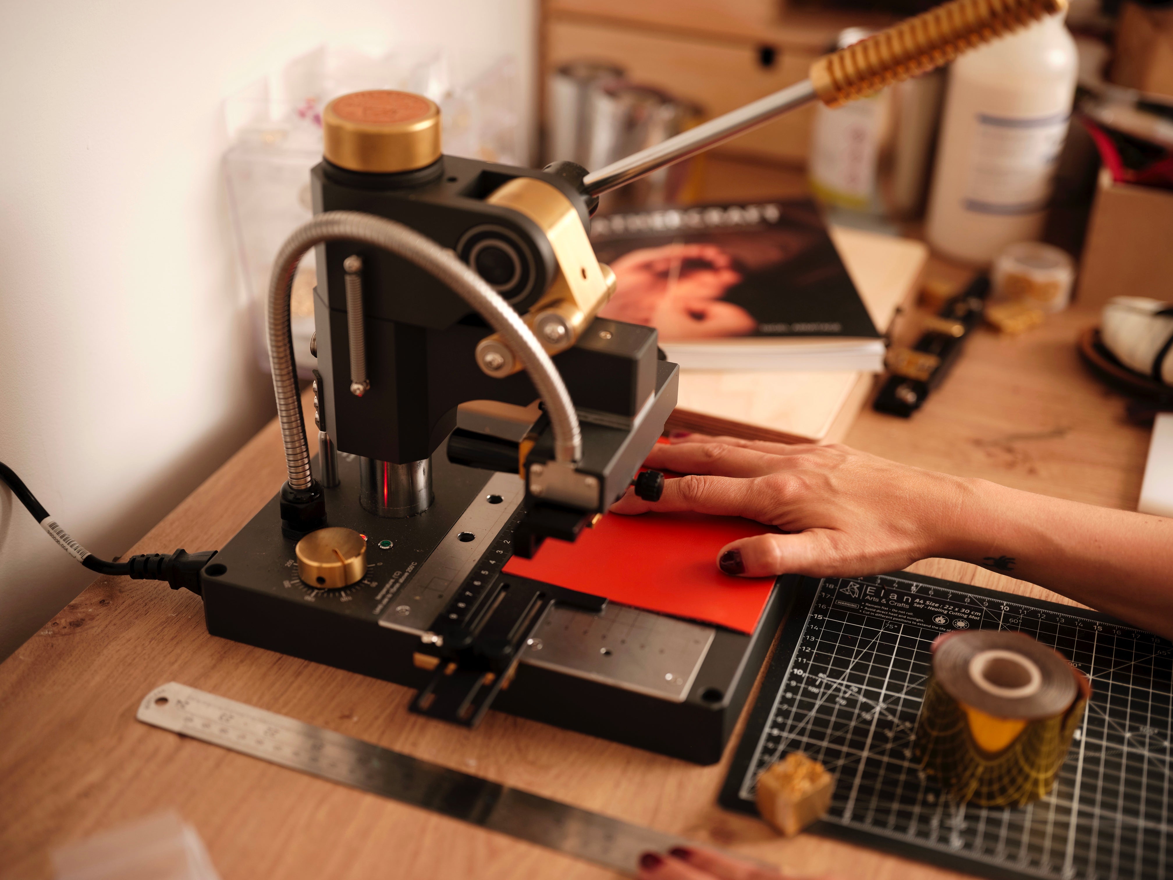 “Wrap Your Ideas in Leather” Leather Notebook Cover Workshop