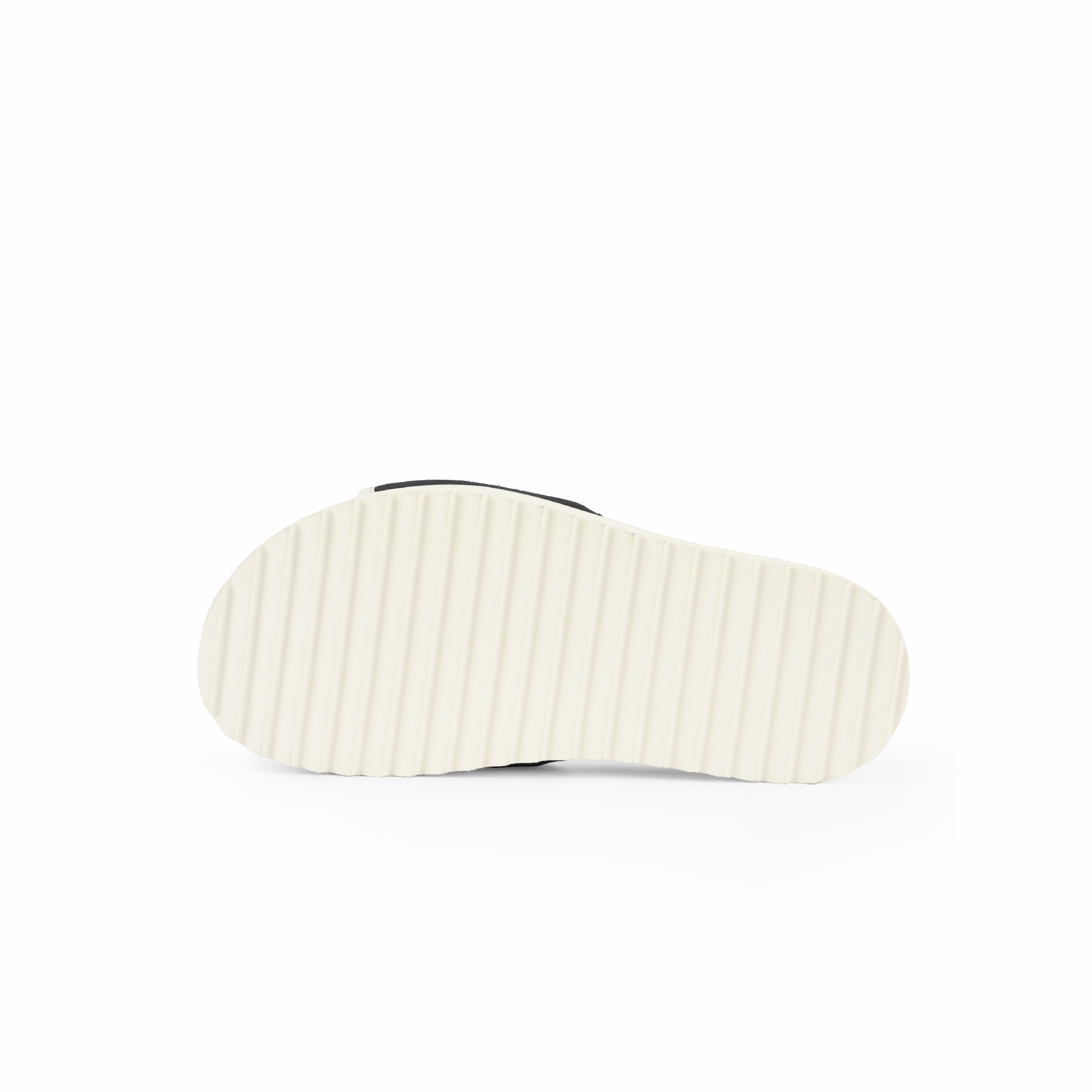 PHIN SUEDE SLIDES - BLACK