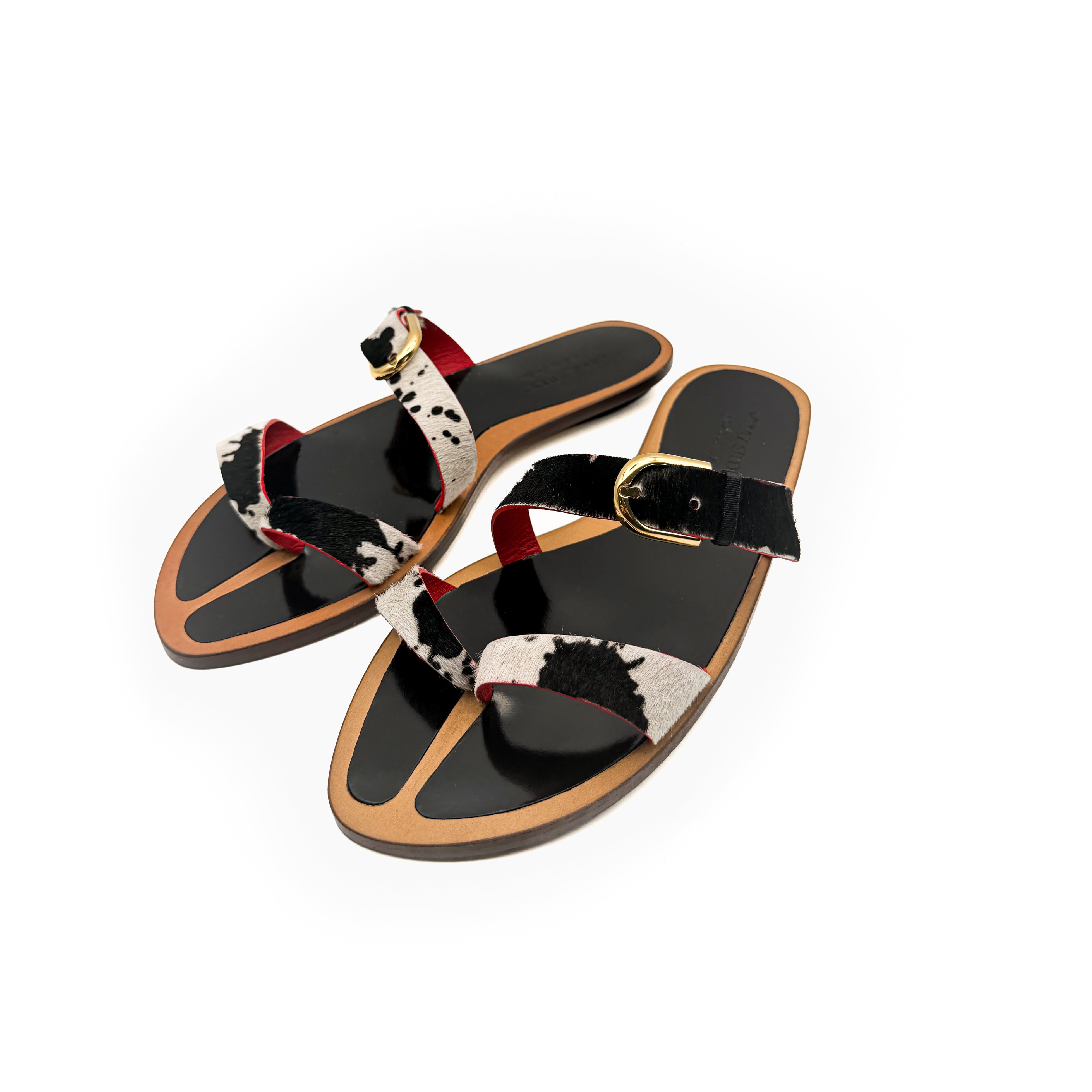 Arche sandal - Black & white