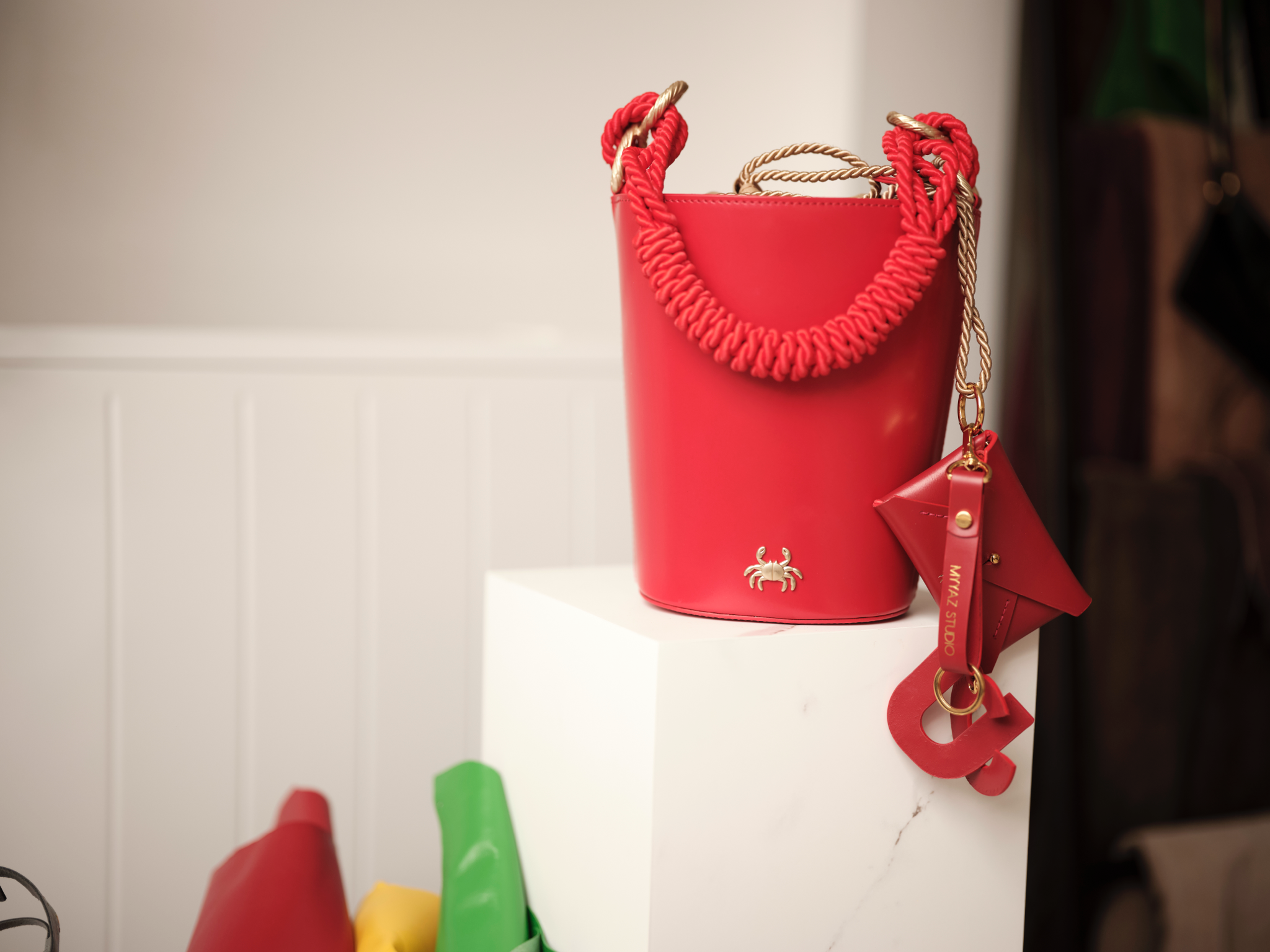 Bag Charm - Red