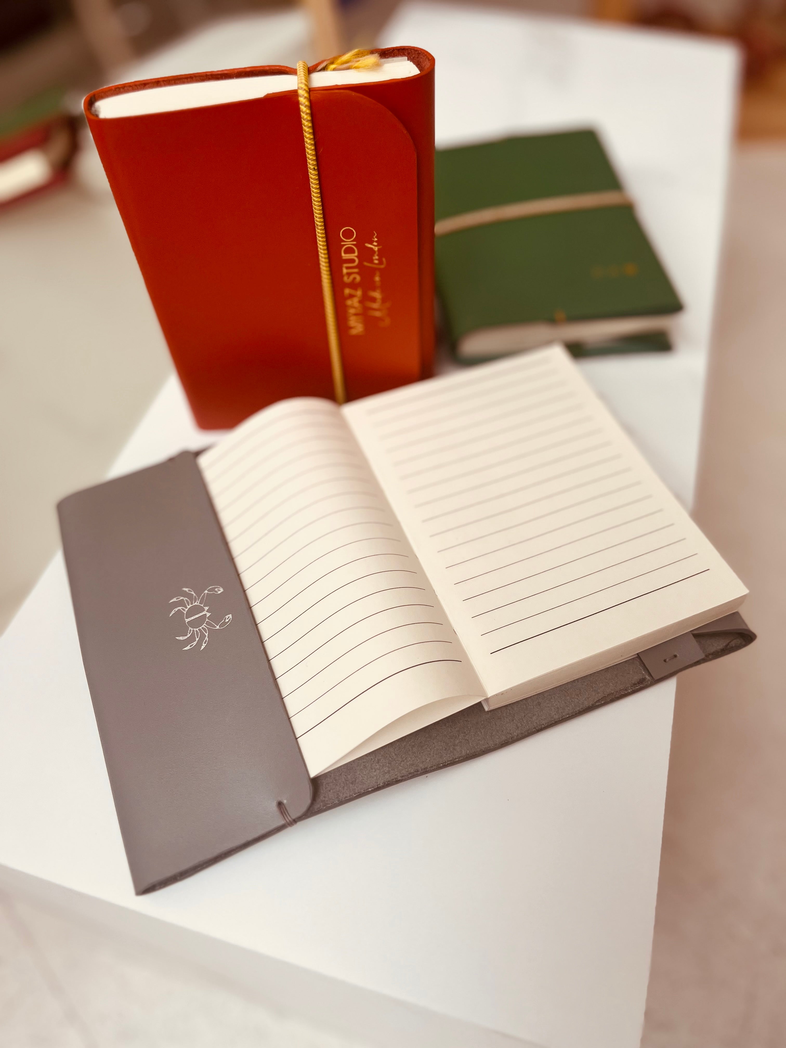 “Wrap Your Ideas in Leather” Leather Notebook Cover Workshop